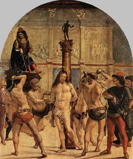 Luca Signorelli The Scourging of Christ Sweden oil painting art